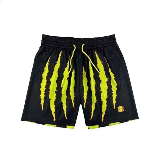Summer American trendy fast drying adult beast logo shorts casual sports beach casual shorts breathable Y2K 250326BJ