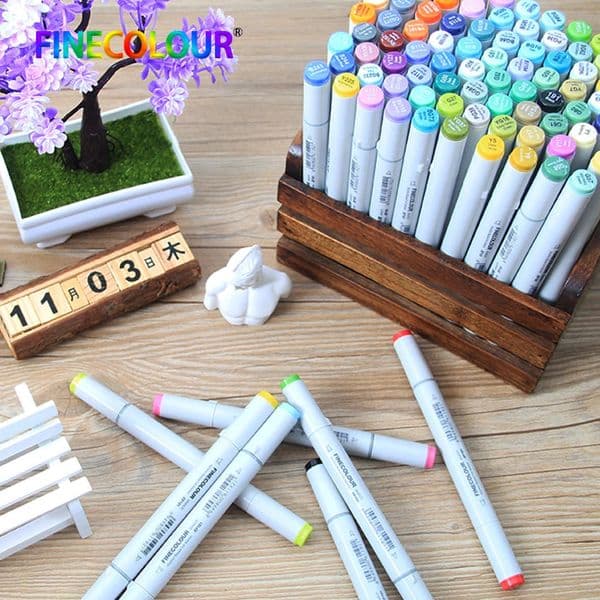 Finecolor 24/36 Sketch Set Alcohol based Ink Marking Manga Marking Pen for Painting Supplies 250328
