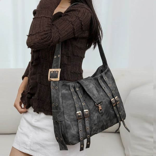 Fashion Handbag High Quality Simple Style Nylon Shoulder Bag Solid Color Large Capacity Womens Handbag 250326