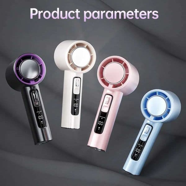100 speed handheld fan with flash USB mini portable charging small desktop computer X250329