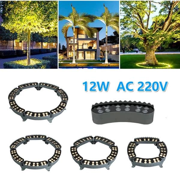 LED Tree Holding Light Outdoor Arc Night Light IP65 Waterproof Spot Lights for Garden Ground Large Trees and Cylindrical Cones 250325