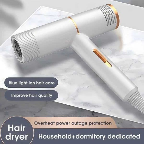 2024 New Professional Hair Dryer High Power Infrared Anionic Hammer Powerful Cold and Hot Salon Hair Dryer Free Delivery Z250401