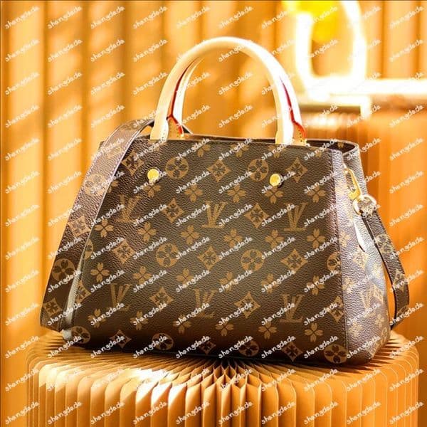 Designer Bag Shoulder Tote Women Crossbody Bags Leather Luxury Old Flower Handbag Leather Strim Handles with Shoulder Strap Bag Embossed Letters Woman Wallet Purse
