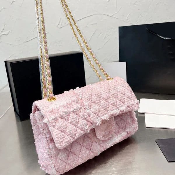 Designer Bag Fashion Women Shoulder Bag Black Purse Tote Beach Bag Wallet On Chain Handbag Leather Shoulder Bag Purse Crossbody Classic Flap Lattice Bag