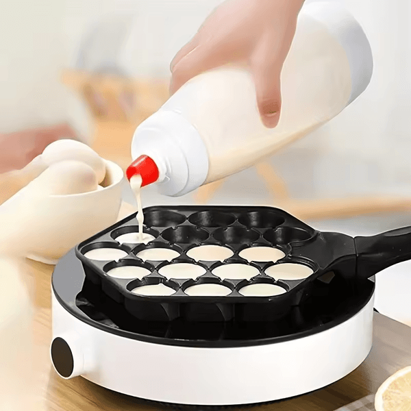 2026 Hand Cranked Batter Pastry Dispenser Cream And Distribution Pot Muffin Mixing Bottle With Scale Free Shipping