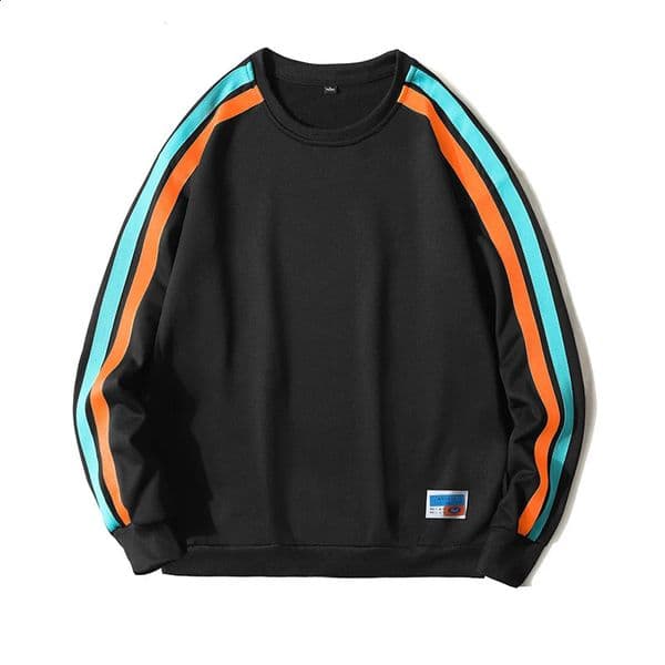 Mens Autumn Sweatshirt Korean Fashion Pullover Casual Long Sleeve Street Clothing Hoodie Top 250322