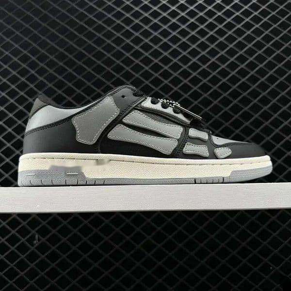 Designer Shoe Top Low Casual Shoes Bones Runner SKE Women Men Retro Sneakers Black White Genuine Leather Sneaker Lace Up879 comfort