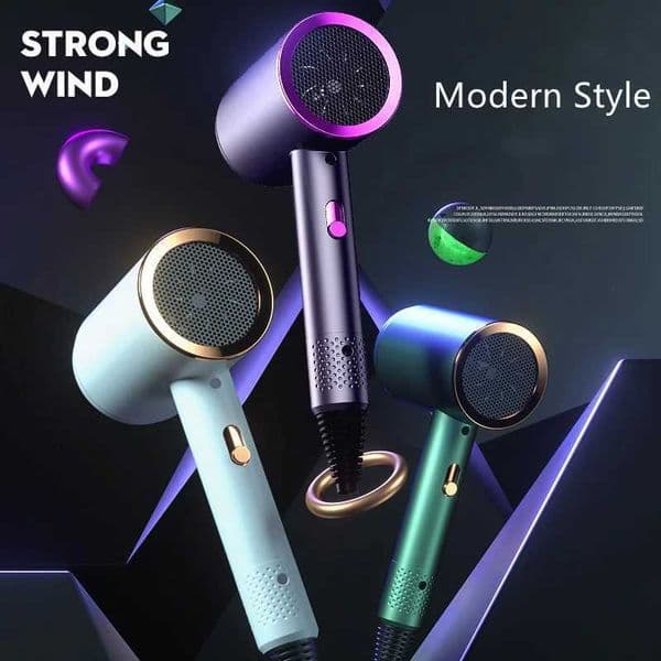 Household anionic hair dryer for home care large wind powered small fast drying portable low-noise hair dryer Z250401