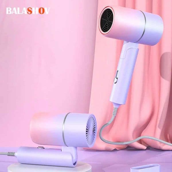 Folding hair dryer with handbag hot air anionic hair care suitable for home MINI travel hair dryer portable hair dryer Z250401