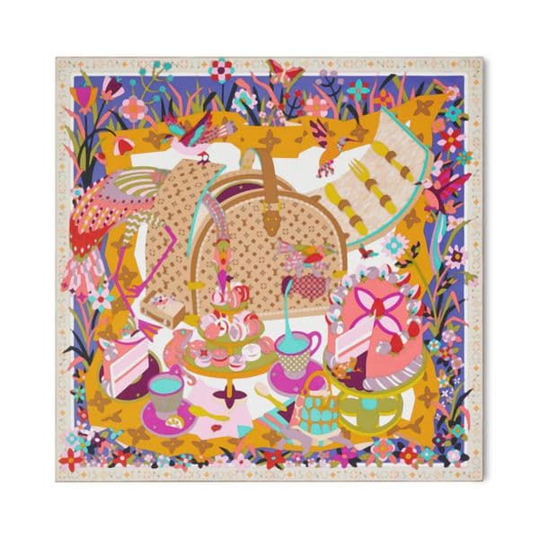 Square 90x90cm Simple Designer Print Rose Floral imitate Silk Scarf Headband for Women Fashion Handle Bag Scarves Paris Shoulder Tote