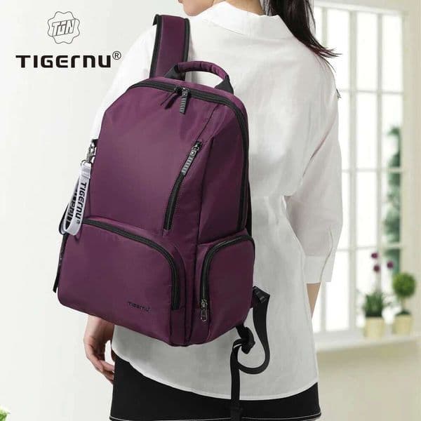 Tigernu New Women Casual Backpacks Outdoor Traveling Multi Pockets Laptop Daily Leisure Bags Splashproof School Mochila