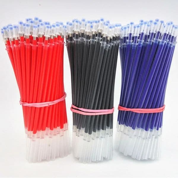 20 piecesset of gel pen supplement 05mm black blue red ink school office stationery writing supplies 250428q