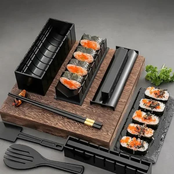 Sushi Making Kit Japanese Rice Ball Cake Roll Mold DIY Home Sushi Making Tool Multifunctional Plastic Kitche Sushi Maker Tool 250429