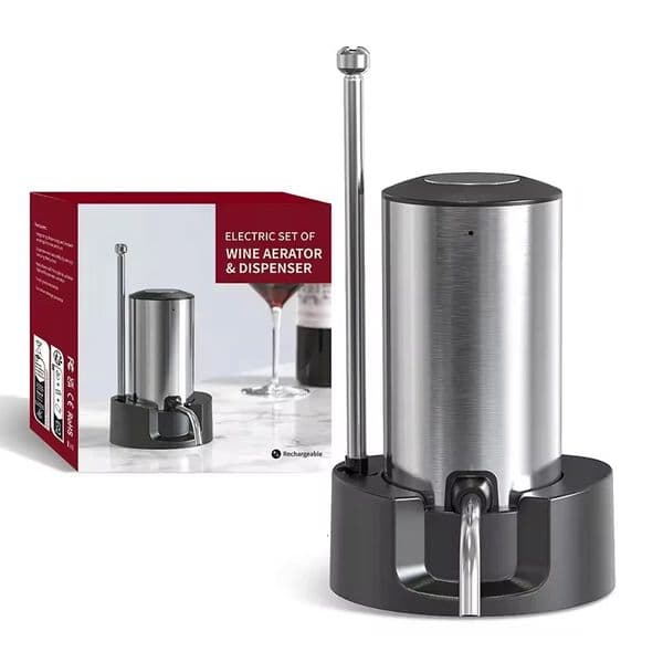 Intelligent Electric Wine Aerator and Dispenser Automatic Wine Dispenser Bar Tools TYPE-C Rechargerable 250427