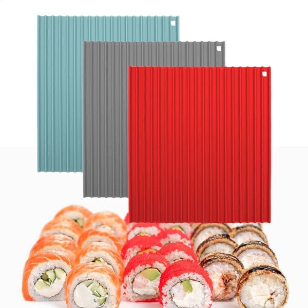 1pc-Silicone Sushi Making Mat Home Sushi Rolling Tool Non-Stick Sushi Rolling Mat 250429