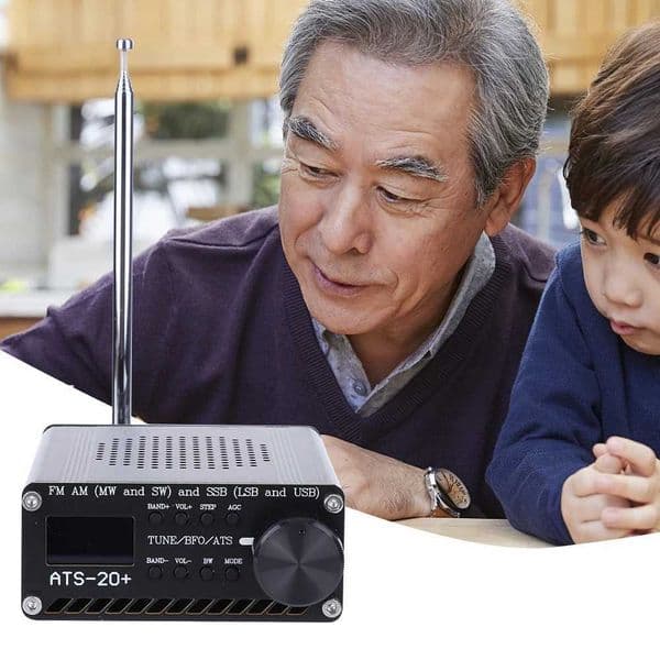 ATS-20 Si4732 All Band Portable Handheld Radio Receiver with Built-In Battery and OLED Display for FM AM SSB and USB X250505