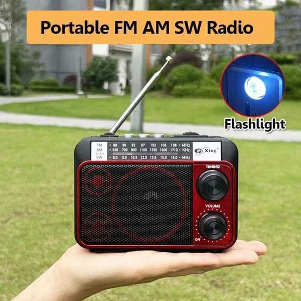 Mini portable FM AM SW wireless solar charging wireless receiver wireless Bluetooth speaker with LED flash support TF card USB X250505