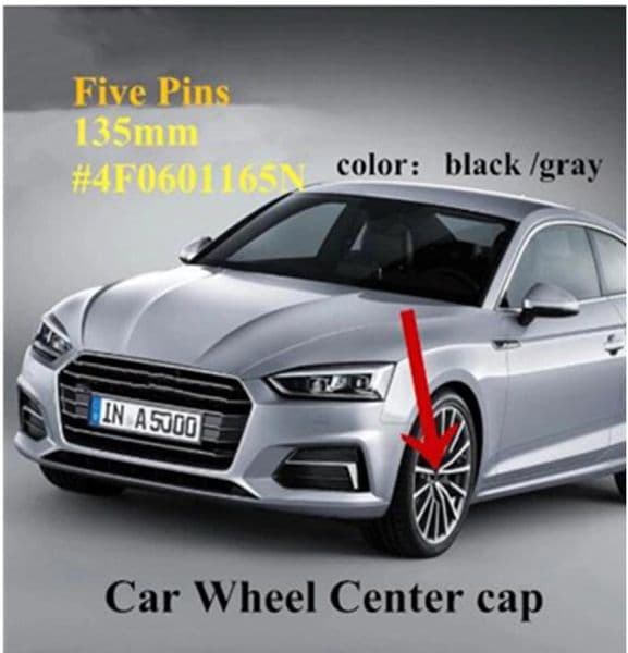 4PCS Wheel Hub Cap Center Cover 135mm ABS Hub Cap Logo sline 4F0601165 4F0601165N for A4L A6L Car Styling4534295