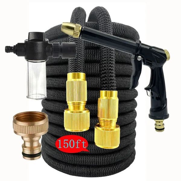 25150 foot garden water hose with expandable metal connector highpressure TPE reel magic for farm irrigation 250506