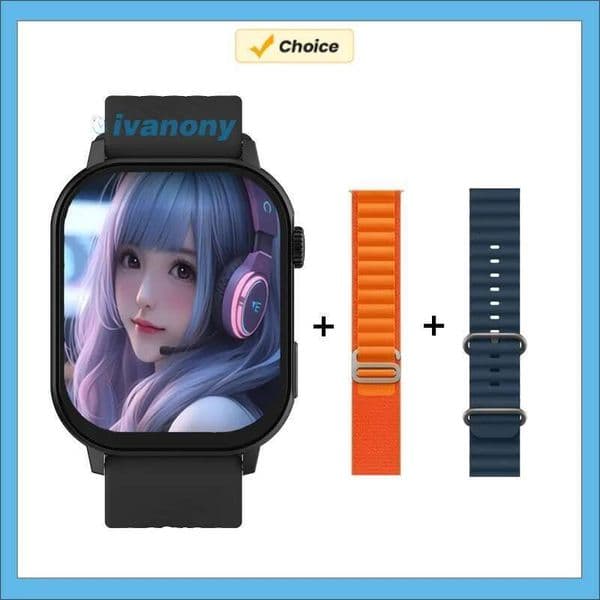 Original Smart Watch Hello Plum H16 1GB/ROM Navigator ChatGPT Compass Voice Assistant Bluetooth Call Smartwatch for Android IOS
