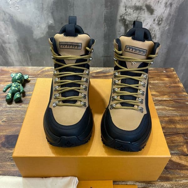 designer Shoes Ankle Boots Man Daily Outfit Platform Lace-Up Martin Boots luxury leather high-quality outdoors Boots