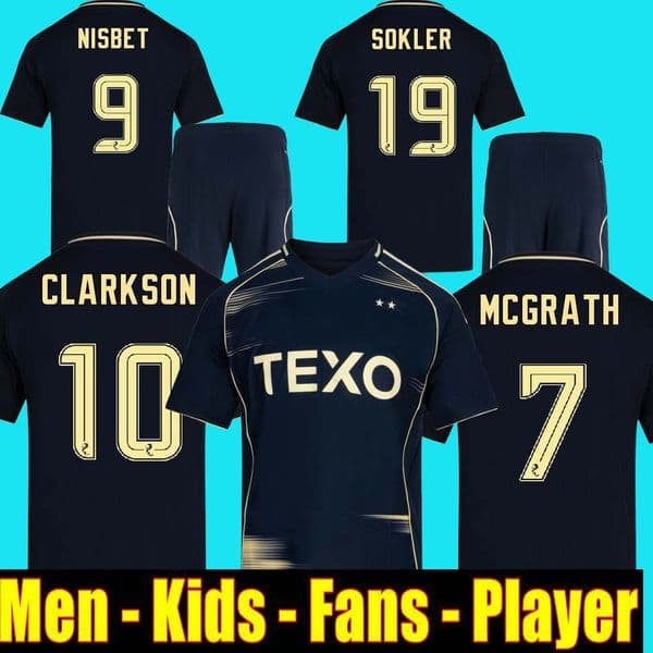 2025 Aberdeen CLARKSON DEVLIN Soccer Jerseys 25 26 HELTNE NILSEN JENSEN McGRATH POLVARA MORRIS men kids kit Football Shirts Sports uniform