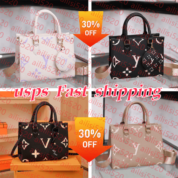 Luxury Designer Bag On the go Tote Crossbody Bag Women handbags Designer Tote Bag Luxurys Handbag Real Leather Duffle Handbag Lady Crossbody Female backpack Purse