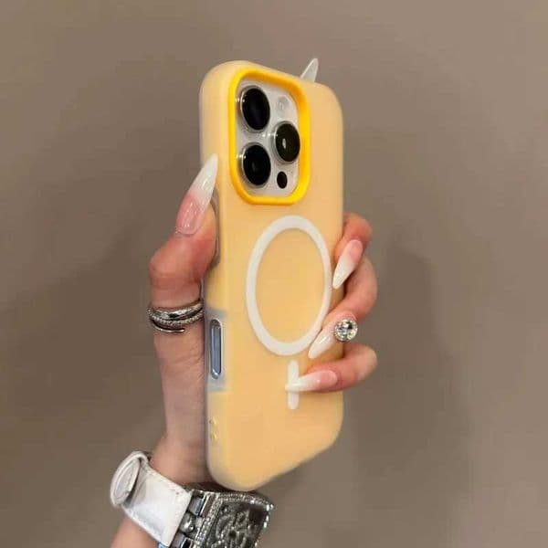 Luxury Candy Color 2 IN 1 Case for iPhone 16 15 14 Plus 13 12 Pro Max 11 Magnetic Wireless Charge Clear Matte Soft Cover T250508