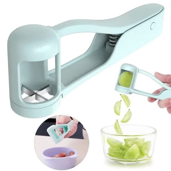 Grape Cutter Kitchen Gadgets Fruit Slicer Convenient for Cutting Small Fruits Easy for Children To Eat 250508