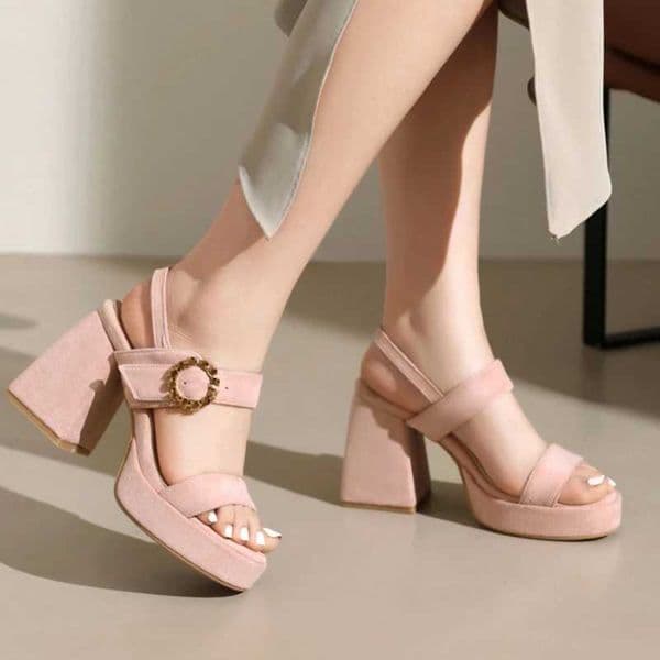 Pink Summer Sandals Shoes for Women High Heels Platform Flip Flops Large Size 45 50 Straps Black Nude Dance Party Shoes LadiesXJ250508