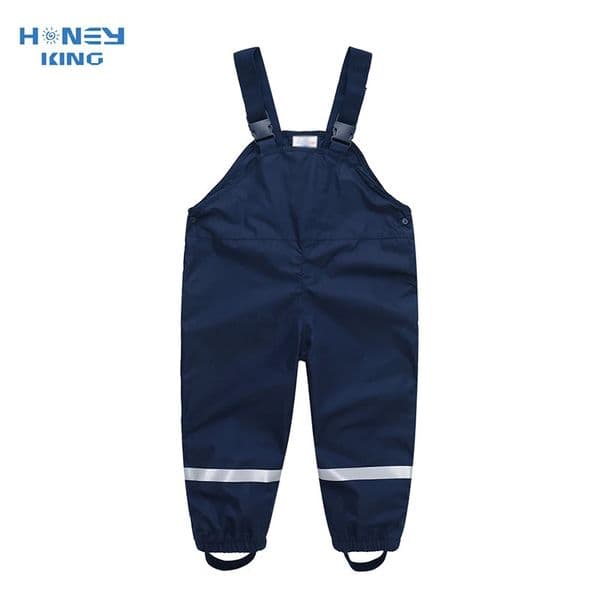 HONEYKING Kids Jumpsuit For Boys Toddler Outdoor Clothes Waterproof Rain Pants Baby Girl Overalls For Children 250508