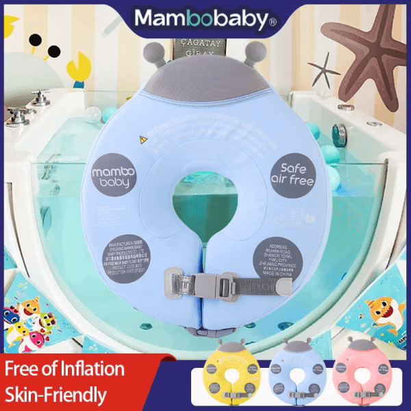 Mambobaby Ladybug Baby Air-Free Neck Float