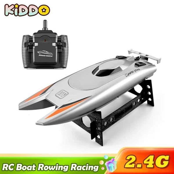 2.4G RC Boat RC Boat 30KM/H High Speed Remote Control Ship Boat Rowing Waterproof Capsize Reset RC Racing Speedboat Christmas X250509