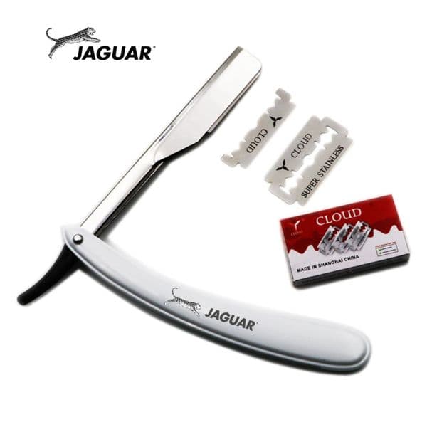 1 set Men Straight Barber edge Razors Folding Shaving Knife Hair Removal Tools With 10pcs Blades