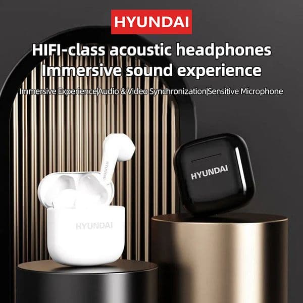 HYUNDAI airpod max Earbuds In Ear True Wireless Bluetooth Headphones For Sports Running Game Universal Mini Earphones HY-T14