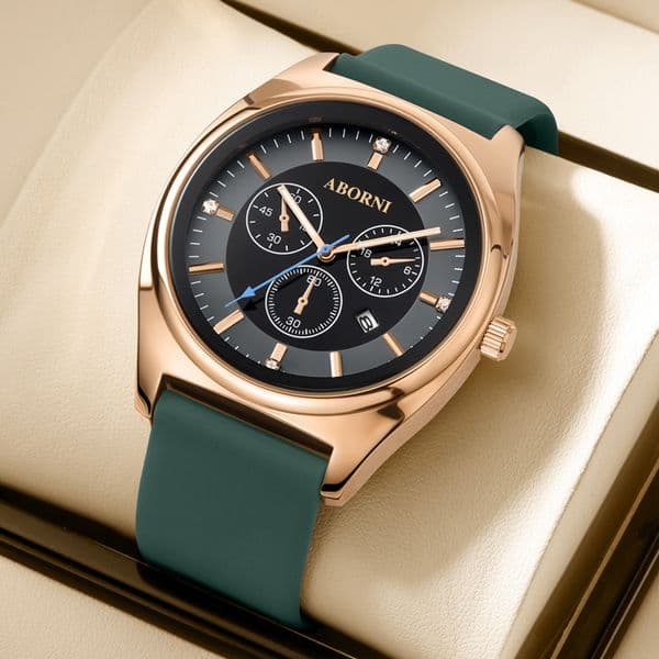 Fashion Women's Watch Designer Waterproof Silicone Strap TLXT Simple Calendar Quartz Watch Female Rose Gold Wristwatch
