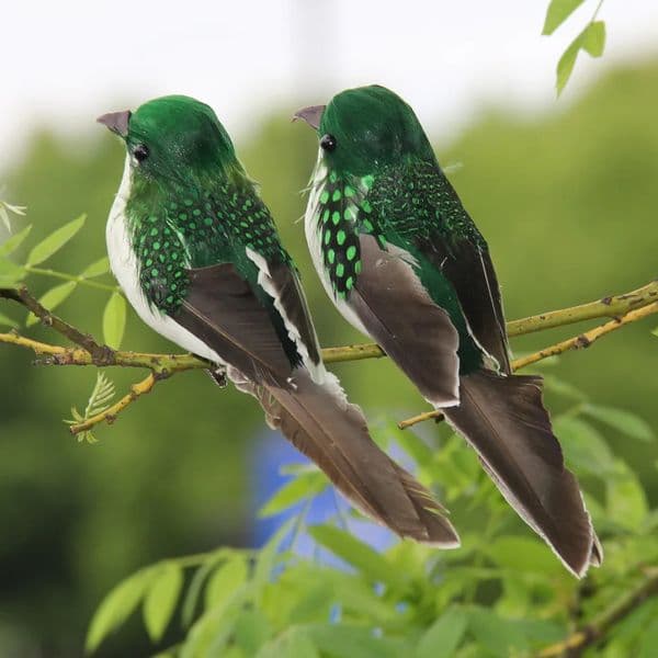 1PC Artificial Feather Bird Garden Floral Decoration Bird Foam Feather Products Sparrow 250428