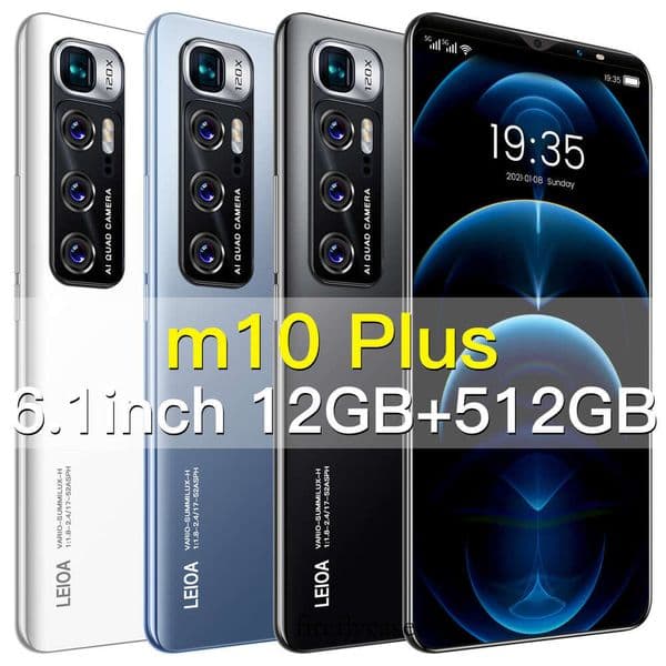 M10 Plus Smartphones with Large 6.1-inch Display - Affordable Choice for Budget-Conscious Users