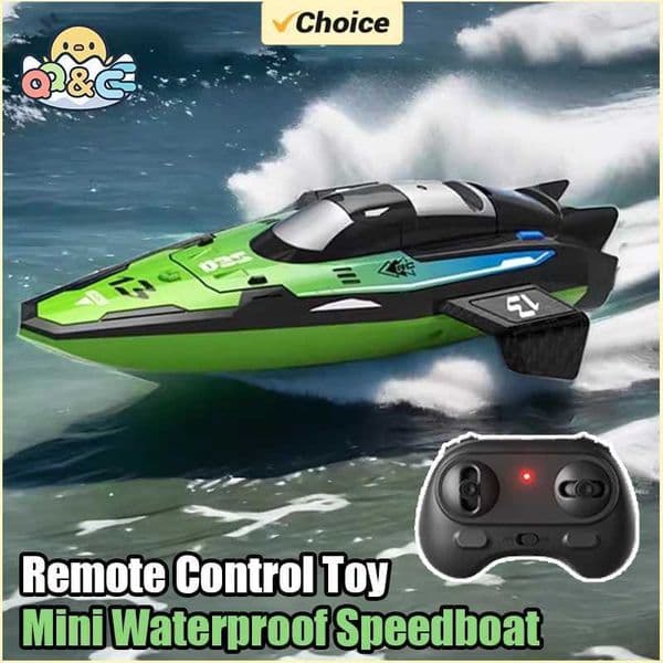 Mini RC Ship High Speed 2.4G Remote Control Boat Toy Rc Speedship With Rechargeable Battery Fast Toy Boat for Children Toys Gift X250509
