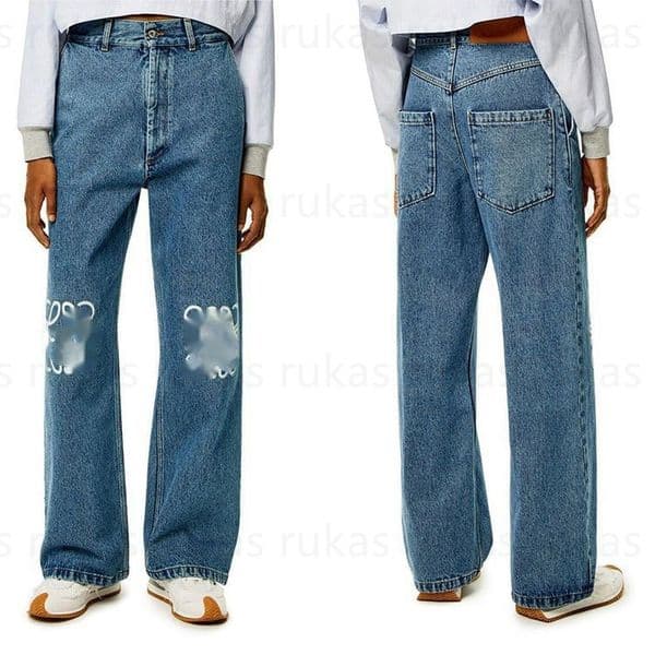 Women jeans denim pants Designer jeans pattern embroidered wide leg casual loose straight leg cowgirl Fashion Classic Summer jeans for women XS-5XL
