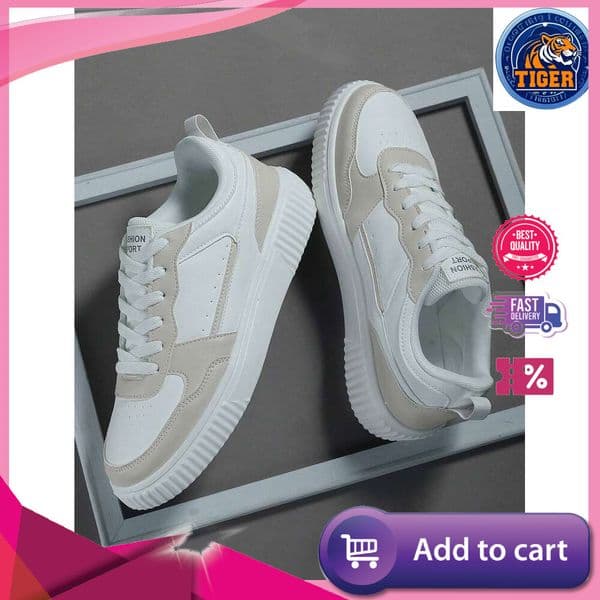 ddmytiger Men S Athletic Beige Casual Fashion Lightweight Sneakers Board Shoes Skate Ddmysaturn Outdoor Shoes