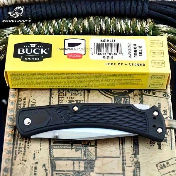 BK 110 Slim Folding Pocket Knife D2 Stainless Steel Hunting Tactical Outdoor Camping Barbecue Portable Fruit Multitools KnifeXJ250510