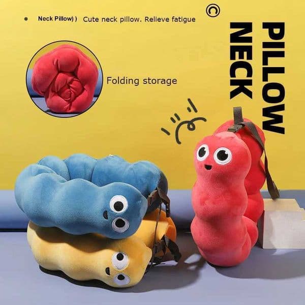 Cartoon U-shaped pillow plush neck pillow car nap pillow lunch break pillow travel pillow M250510