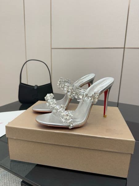 Women's film thick soled sandals, thick heeled round toe evening dress shoes, high heels, factory shoes sizes 35-43