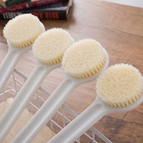 1 Pack Long Handle Shower Brush Unisex Senior Single Side Back Brush Bath Brush Exfoliating Suitable For Wet And Dry Brushes 250509