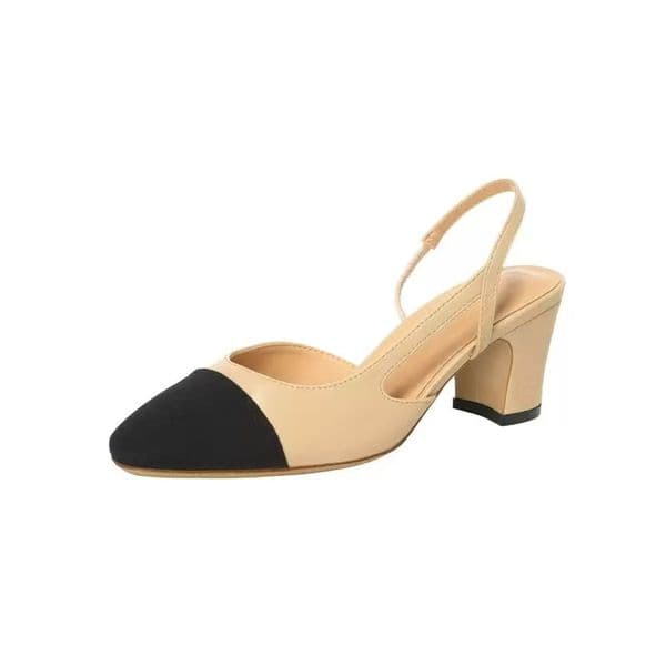 Ballet Flats Slingbacks Sandal High Heels Ballet Shoes Woman Party Chunky High Heel Letter Bow Ballerina Designer Sandals Eur 35-42