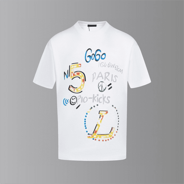 Man high street T shirt cotton short-sleeved fashion men women short T-shirt couple models men cotton crewneck printed short sleeve J55X2