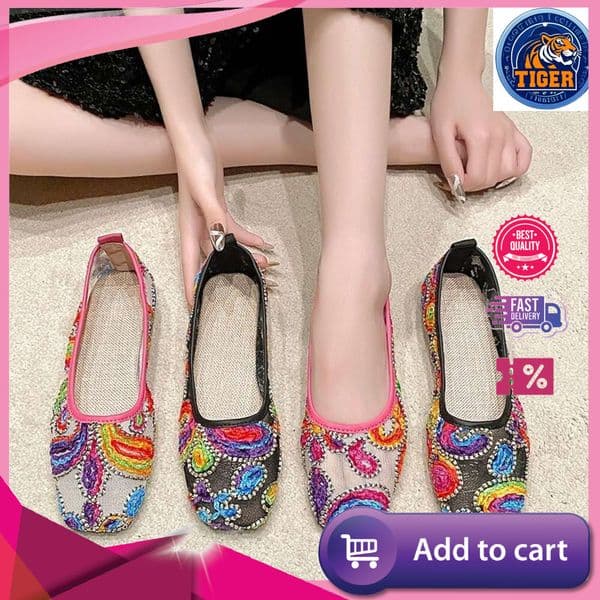 Ddmytiger Large Summer Temu New Women S Fashion Seven Color Glow Mesh Hollow Flat Sole Single Shoes Outdoor Shoes