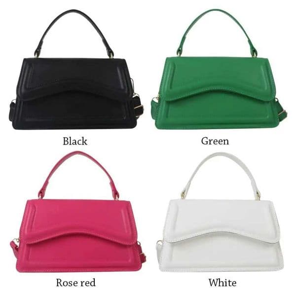 Hot Fashion Pu Leather Messenger Shoulder Bag Ladies Solid Color Handbags Leisure Stylish Crossbody Bags For Women Shoulder Bag Z250512