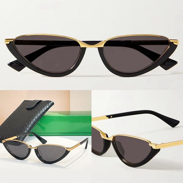 Designer For Women Cat Eye Metal Eyewear B1346S Womens and Mens Luxury Sunglasses Outdoor Goggles UV400 Protection Glasses With Box